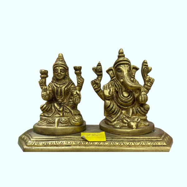 Brass Lakshmi Ganesha